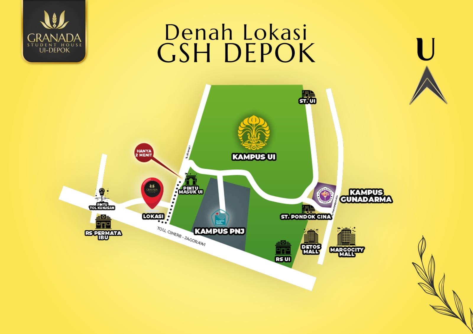 Lokasi strategis